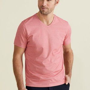 Zachary Prell Vintage Red V-Neck Short Sleeve Tee